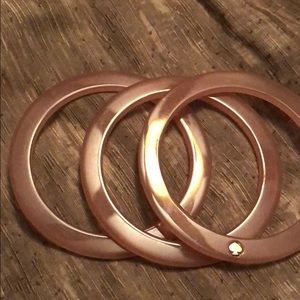 Kate spade pink bangles